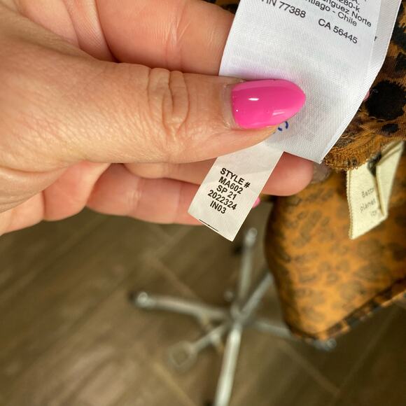Madewell Flutter-sleeve Wrap Mini Dress In Painted Leopard Print - Picture 9 of 14